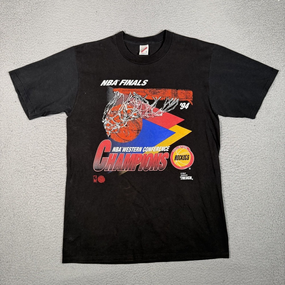Vintage '94 NBA Finals Western Conference Champions Houston Rockets Graphic Tee
